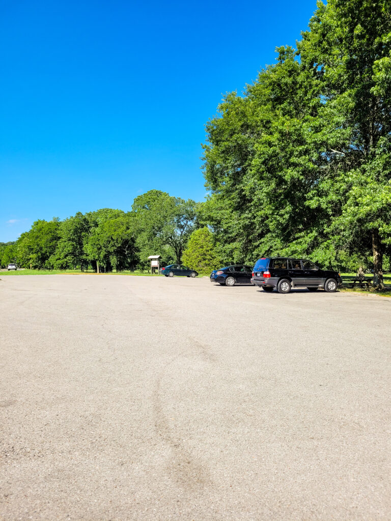 Vaughn's Creek Trailhead and Entrance at Percy Warner Park